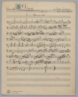 Duo : [no.] 3 for Violin and Violoncello - Parts: Violoncello,