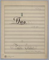 Duo : [no.] 1, Violin and Viola - Parts: Viola,