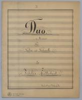 Duo : [no.] 3 for Violin and Violoncello - Parts: Violin,