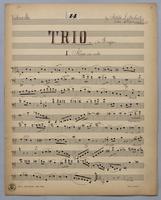 Trio : [no.] 14 - Parts: Violoncello,