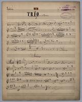 Trio [no.] 4 - Parts: Violin,