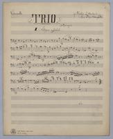 Trio : [no.] 26 - Parts: Violoncello,