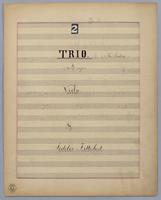 Trio : [no.] 2 - Parts: Viola,