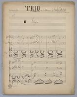 Trio : [for] Violin, Violoncello and Piano - Score,