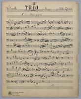 Trio : [no.] 2 - Parts: Violoncello,