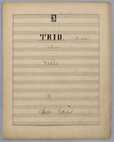 Trio : [no.] 3 - Parts: Viola,
