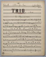 Trio in D Minor - Parts: Violoncello,