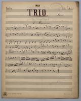Trio : [no.] 10 - Parts: Violin,
