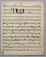 Trio in D Minor - Parts: Viola,