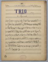 Trio : [no.] 17 - Parts: Violin,
