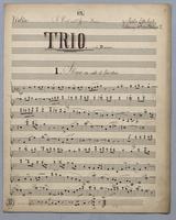 Trio in D Minor - Parts: Violin,