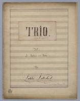 Trio for 2 Violins and Viola - Parts: Violin 1,