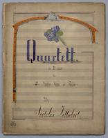 Quartett for 2 Violins, Viola and Piano - Score,