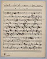 Quartett for 4 Violins in D Minor - Violin 3,