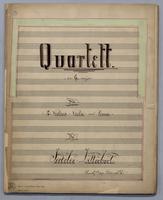 Quartett for 2 Violins, Viola and Piano - Score,