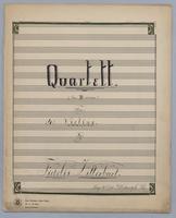 Quartett for 4 Violins in D Minor - Violin 1,