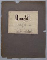 Quartett for 2 Violins, Viola and Piano - Score,