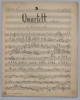 Quartett : [no.] 3 - Parts: Violin 1,
