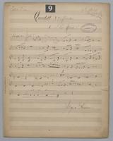 Quartett : no. 9 - Parts: Violine 1,