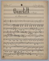 Quartett : [no.] 3 - Parts: Violin 2,