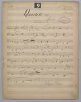Quartett : no. 9 - Parts: Viola,