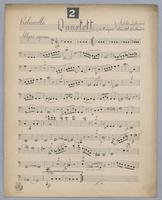 Quartett : [no.] 2 - Parts: Violoncello,