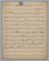 Quartett : No. 10 - Parts: Violoncello,