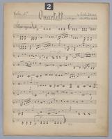 Quartett : [no.] 2 - Parts: Violin 2,