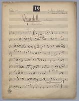 Quartett : [no.] 19 - Parts: Violin 1,