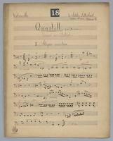 Quartett : [no.] 18 - Parts: Violoncello,
