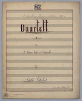 Quartett : [no.] 28 - Parts: Violin 1,