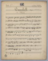 Quartett : [no.] 23 - Parts: Violin 2,