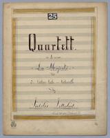 Quartett : [no.] 25 - Parts: Violin 1,