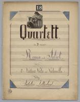 Quartett : [no.] 18 - Parts: Violin 1,