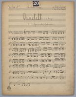 Quartett : [no.] 20 - Parts: Violin 2,
