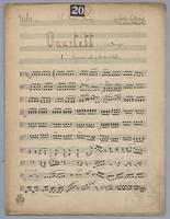 Quartett : [no.] 20 - Parts: Viola,
