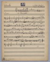 Quartett : [no.] 22 - Parts: Violoncello,