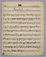 Quartett : [no.] 29 - Parts: Violin 2,