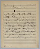 Quartett for Flute, Clarionet in Bb, Bassoon and Piano - Parts: Clarionet,