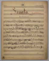 Sonata : [no.] 13 - Parts: Violin,