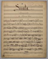 Sonata : no.] 10 - Parts: Violin,