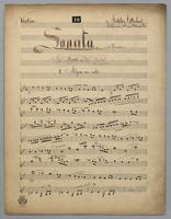 Sonata : [no.] 16 - Violin,