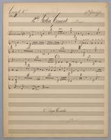 2tes Violin-Concerto - Parts: Cornet 2,