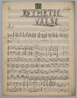 Esthetic Valse : [for] Piano : [no.] 18