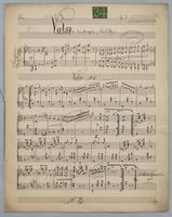 Valse in Db Major : The Tribby : [for] piano : [no.] 24,