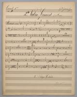 2tes Violin-Concerto - Parts: Cornet 1,