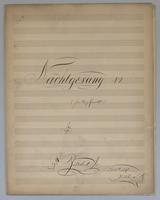 Nachtgesang : No. 8 - Score,