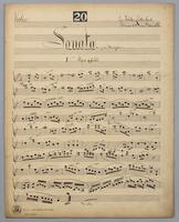 Sonata : [no.] 20 - Parts: Violin,