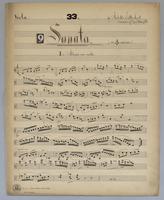 Sonata : [no.] 33 - Parts: Viola,
