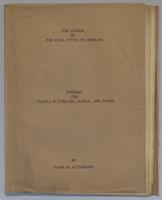 The Legend of the Pied Piper of Hamelin - Score,